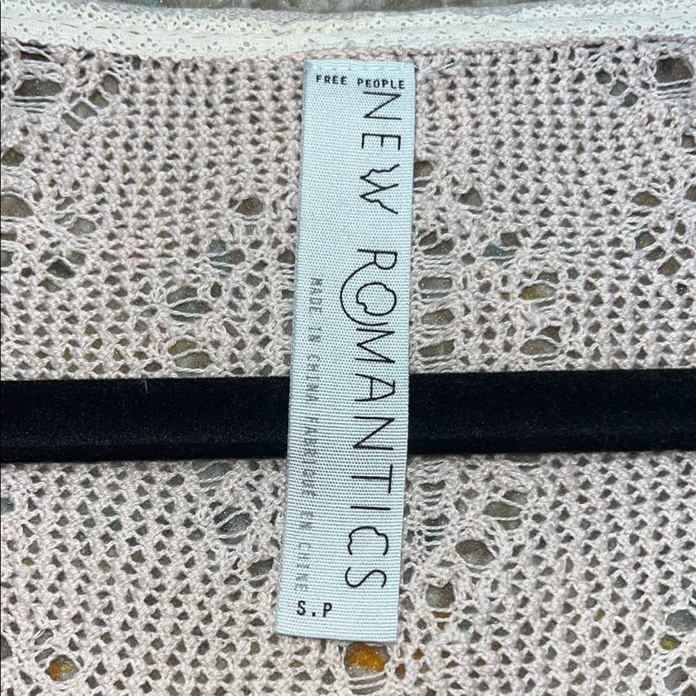 Free People Knit Cardigan in Light Pink S - Picture 10 of 11